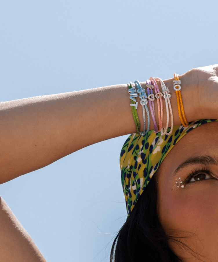 Lola Letter Sparkle Bracelet