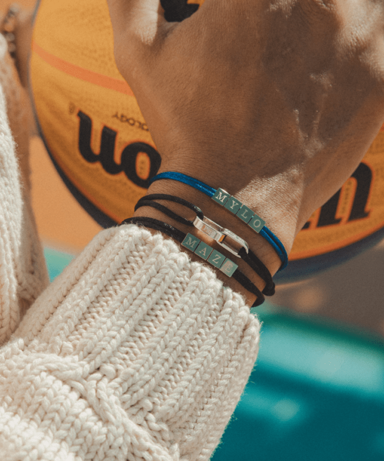 Men Connected Cord Armband