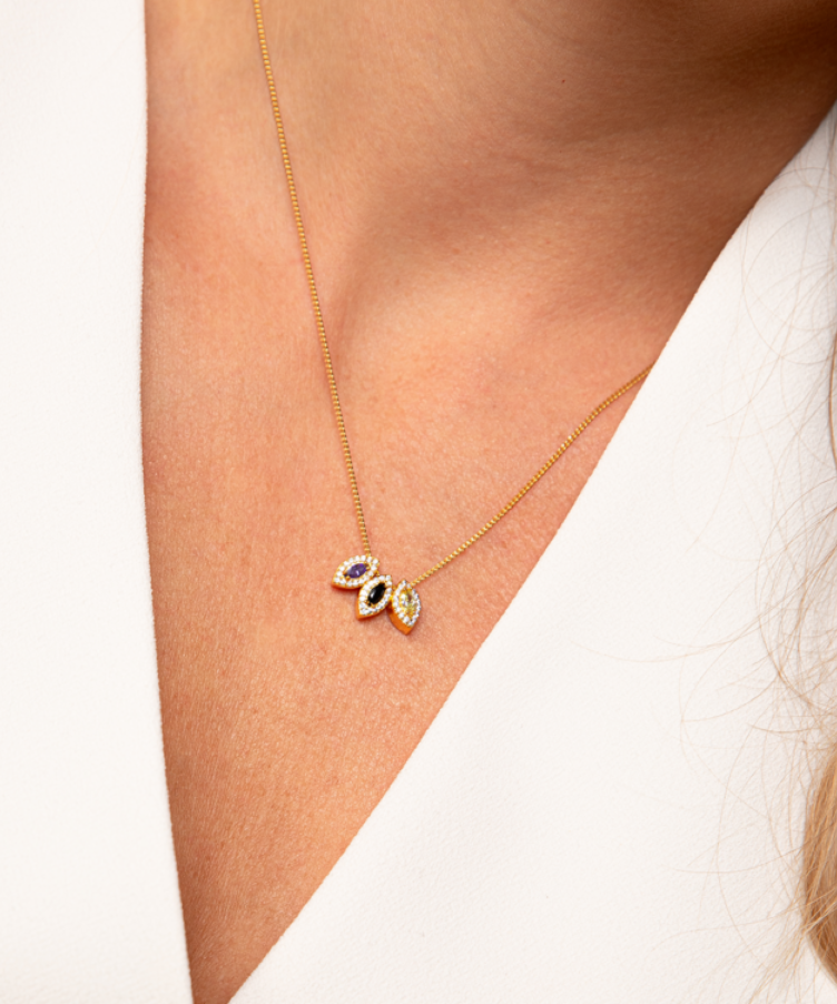 Birthstone Marquise Necklace