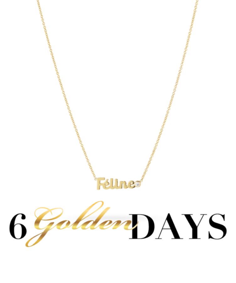 Name Diamant Kette Gold