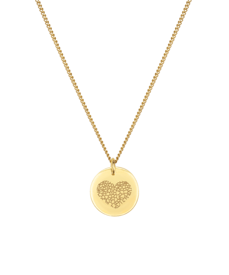 Nose Print Coin Necklace