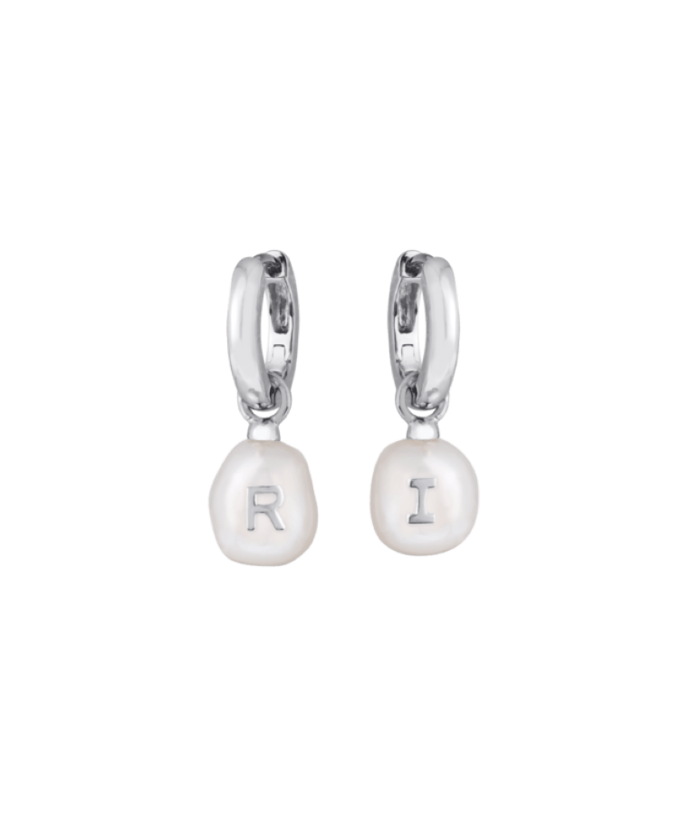 SS24 Grace Pearl Letter Earrings