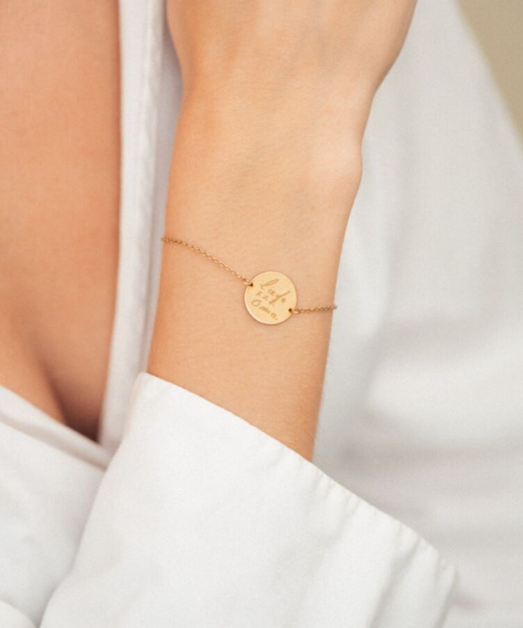 Handwritten Coin Armband Deluxe