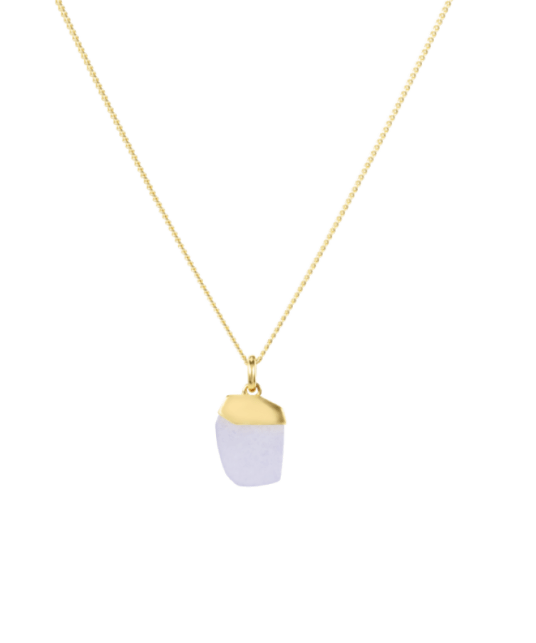 Power of Blue Chalcedony Necklace