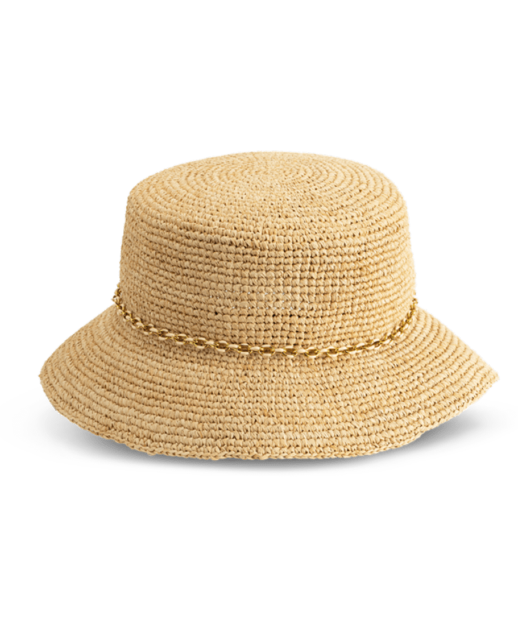 Straw Bucket Hat