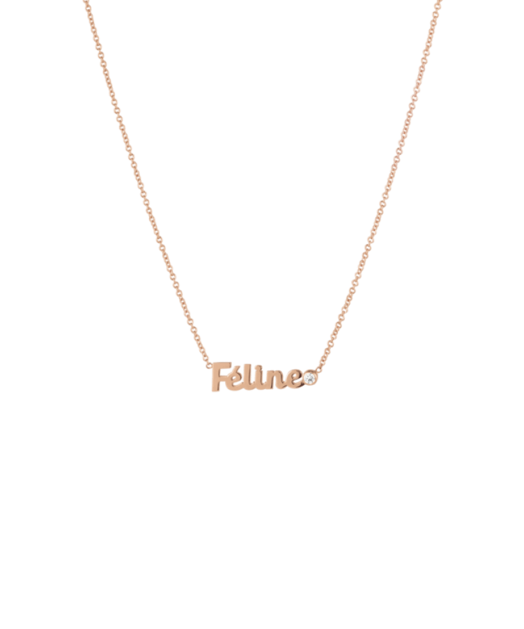 Name Diamond Necklace Deluxe
