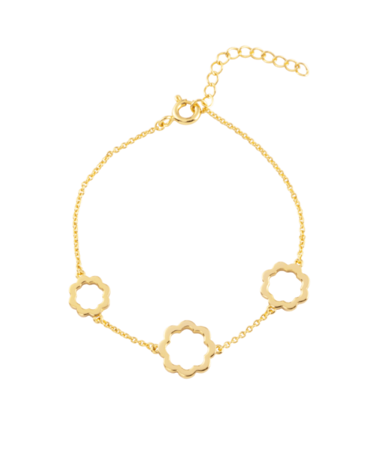 Rosette Triple Armband