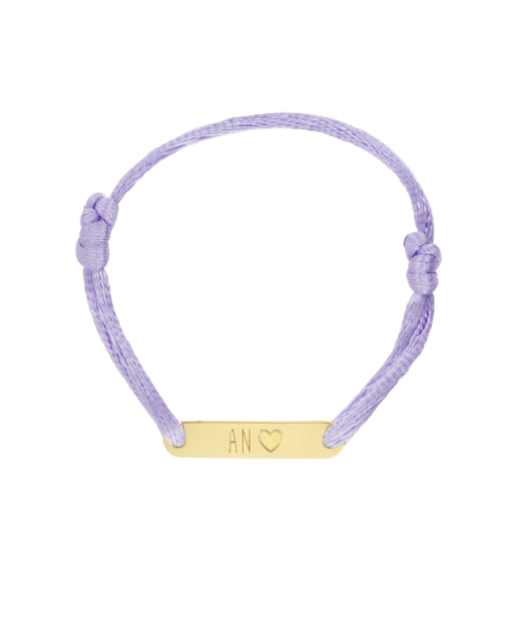 Kids Bobby Bar Text Armband