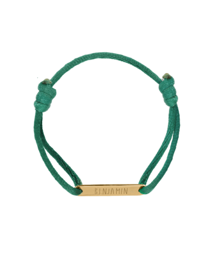 Mini Bobby Bar Text Bracelet