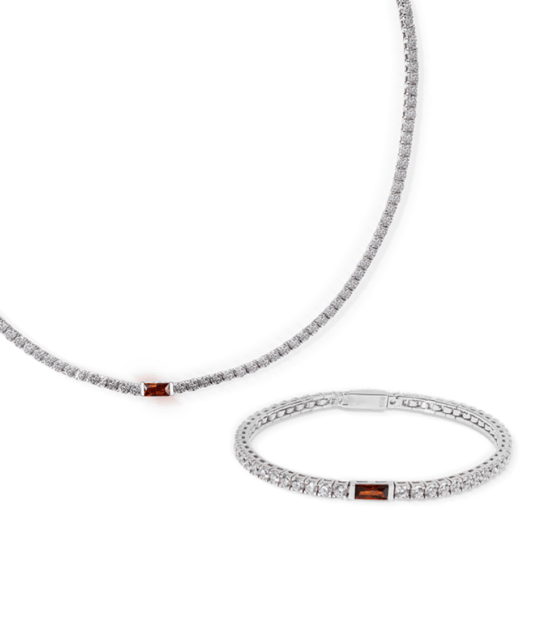 Tennis Single Birthstone Set