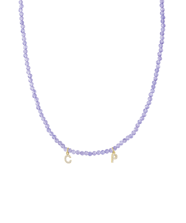Birthstone Baguette Necklace