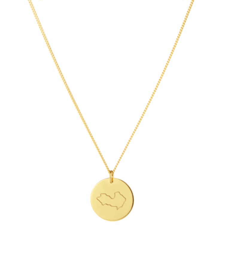 Place Line Coin Ketting