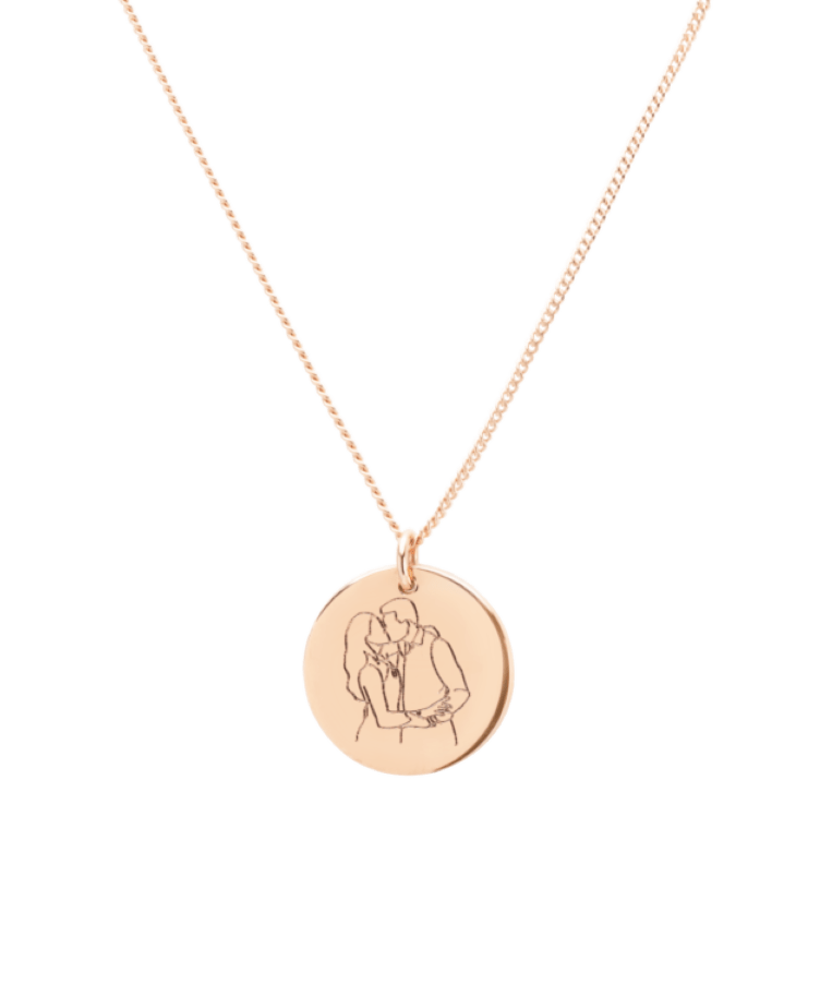 Photo Line Coin Ketting