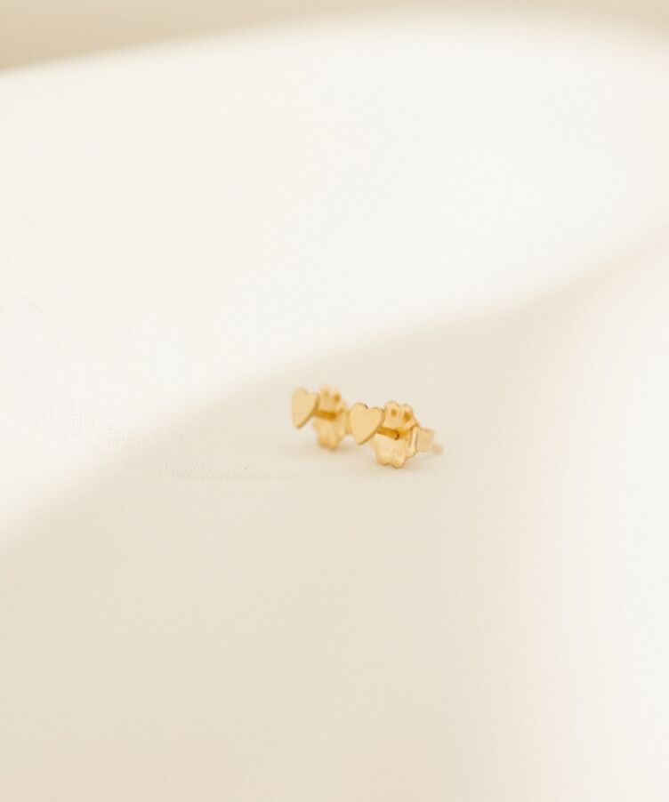 Hailee Heart studs