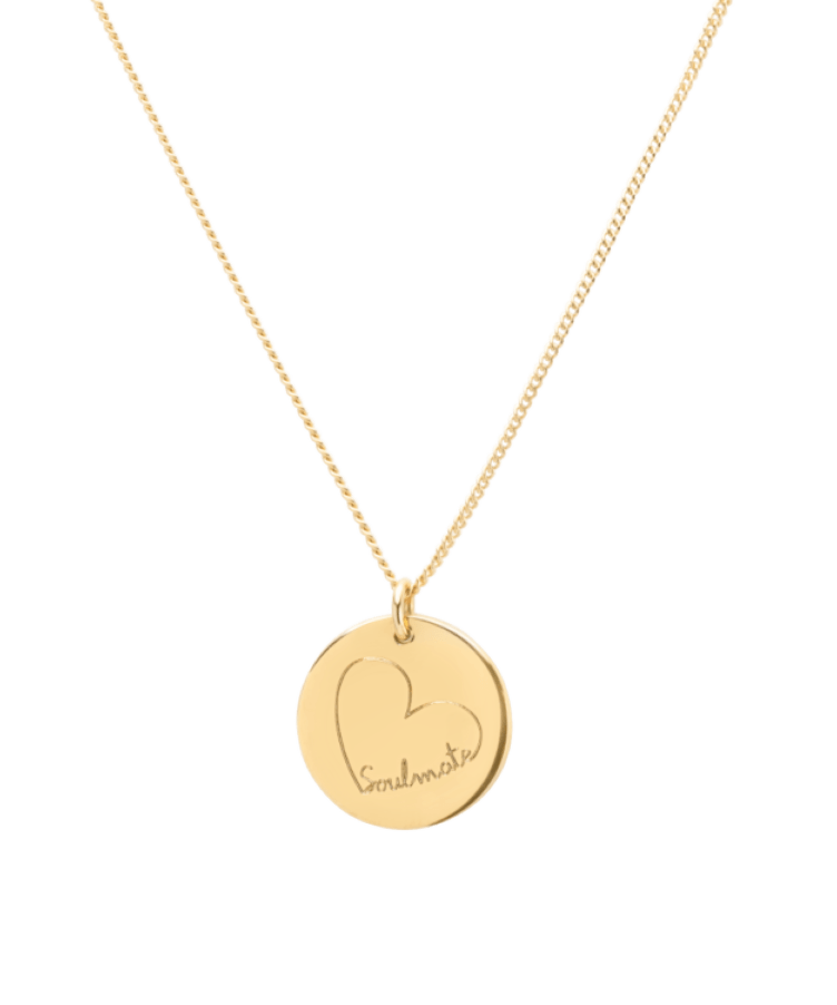 Soulmate Initial Coin Necklace