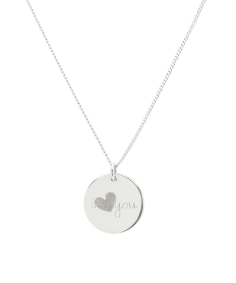 Love Initial Coin Ketting