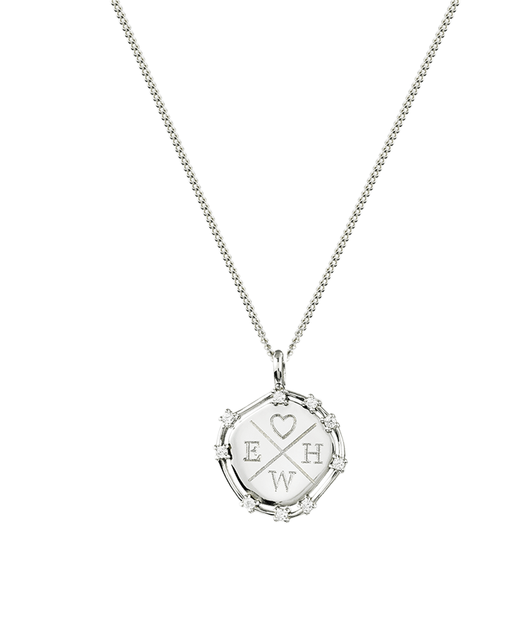 Brilliance initial Coin Ketting