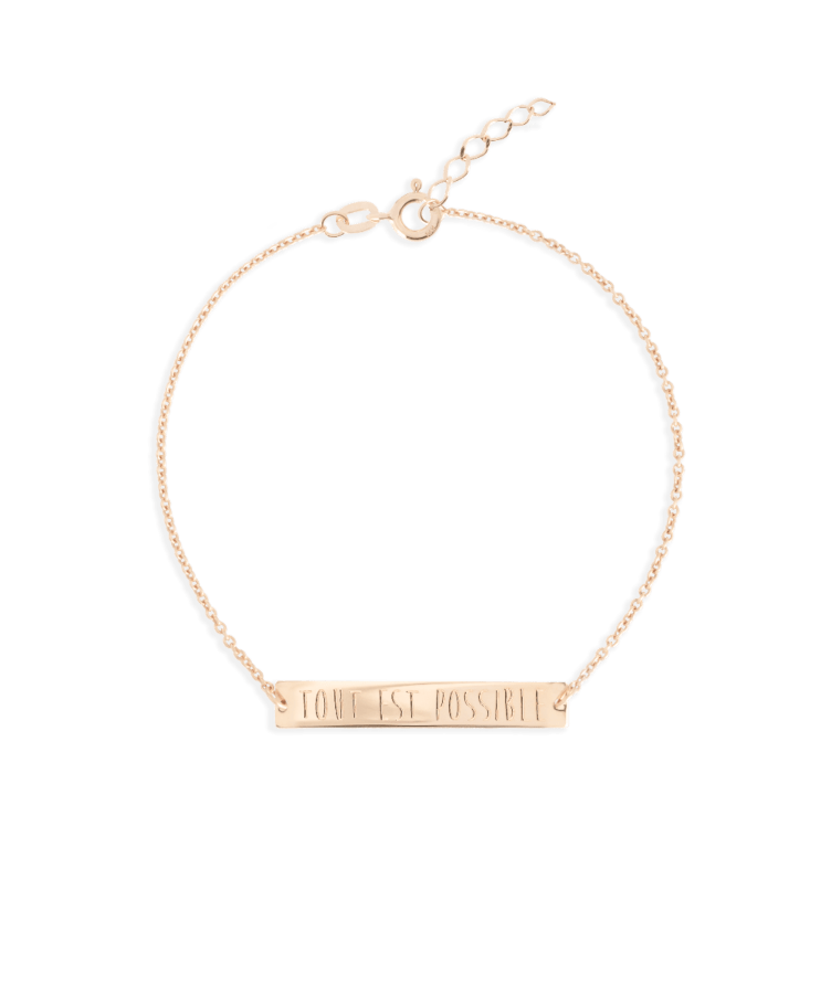 bar bracelet goud