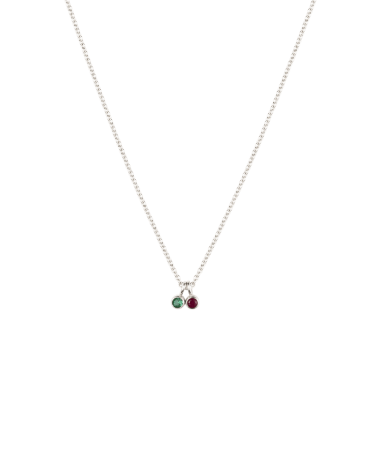 Birthstone Cluster Ketting 