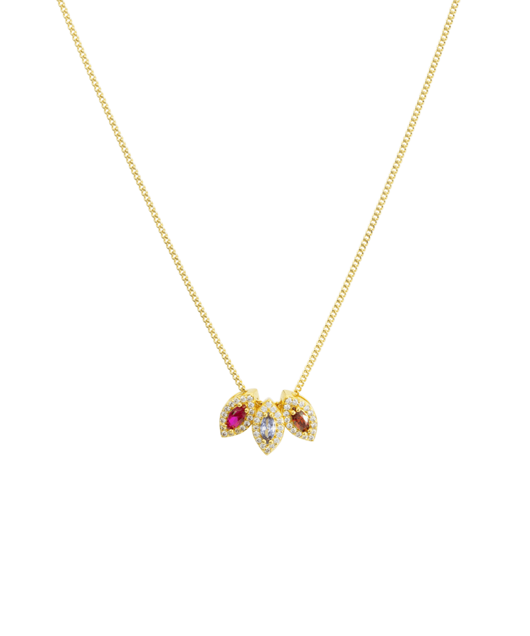Birthstone Marquise Necklace