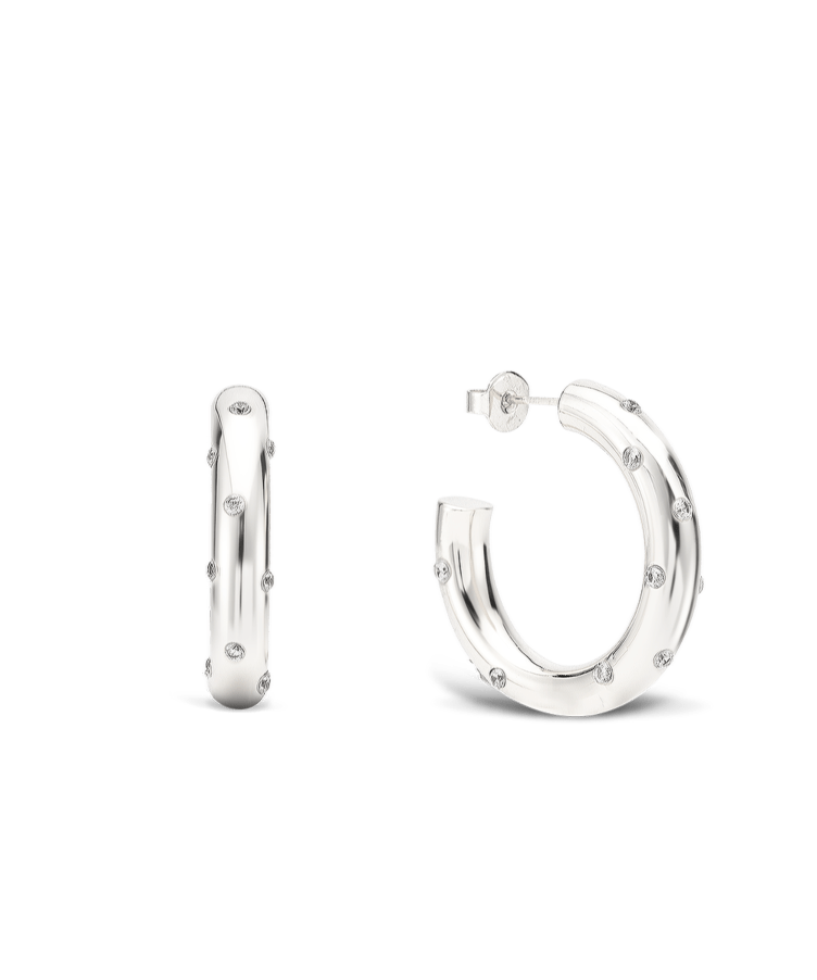 Fierce Sparkle Hoops