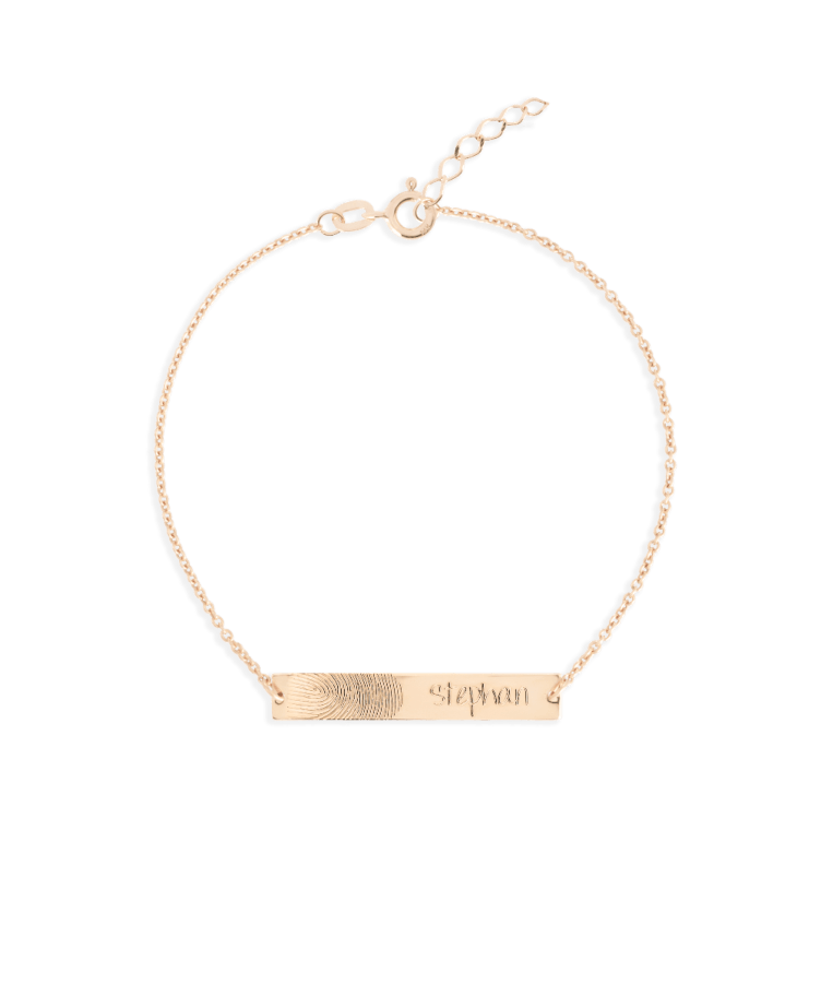 Fingerprint Bar Armband