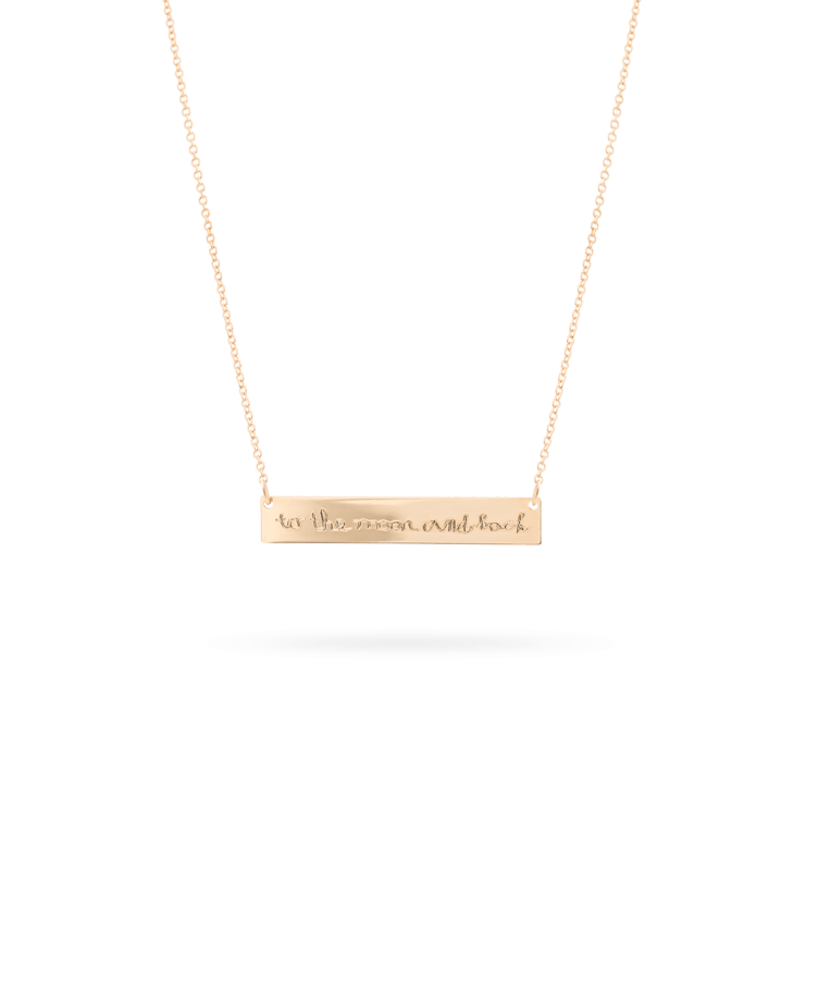 Handwritten Bar Ketting