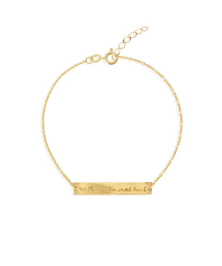 bar bracelet gold