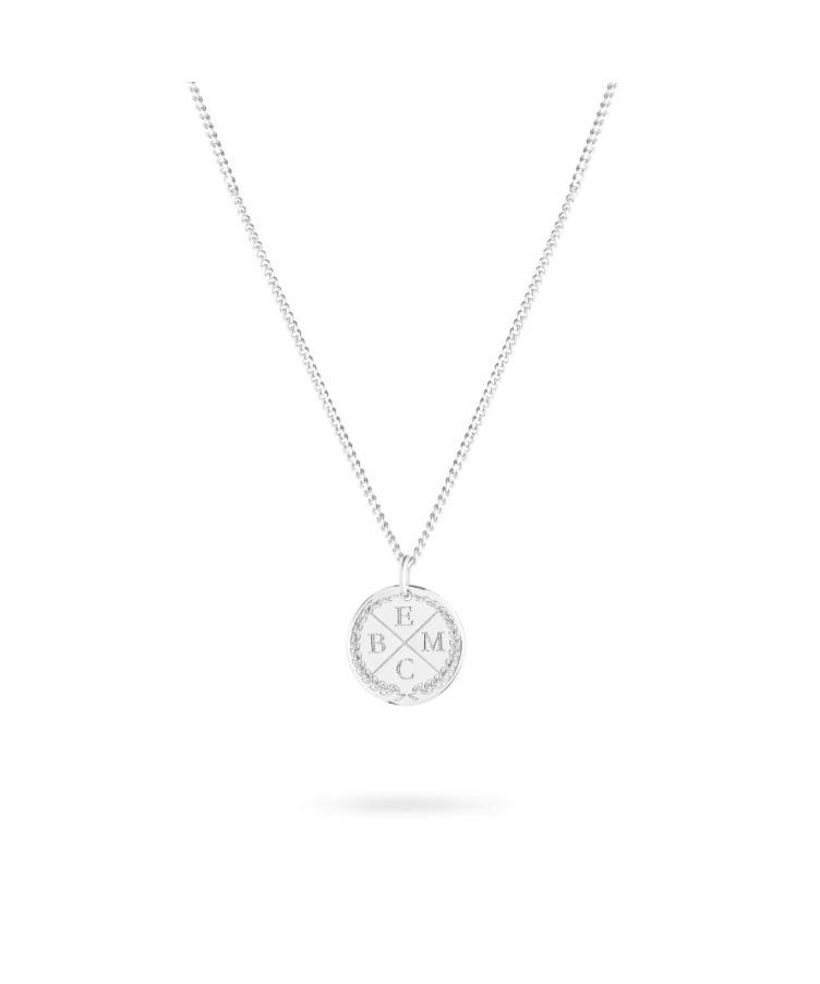 Kids Initial Coin Necklace