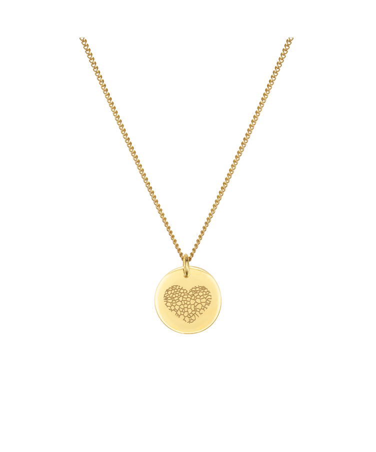 Nose Print Coin Necklace