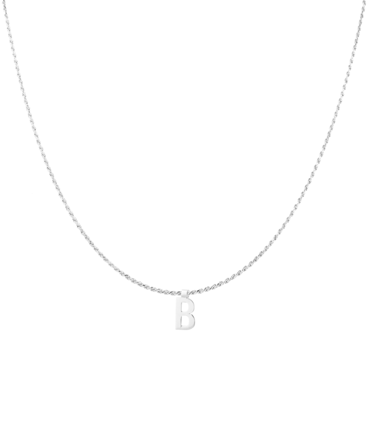 Ruby Rope Letter Necklace