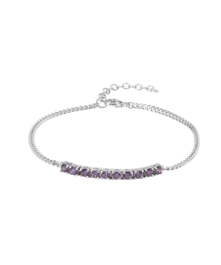 Tennis Birthstone Bracelet