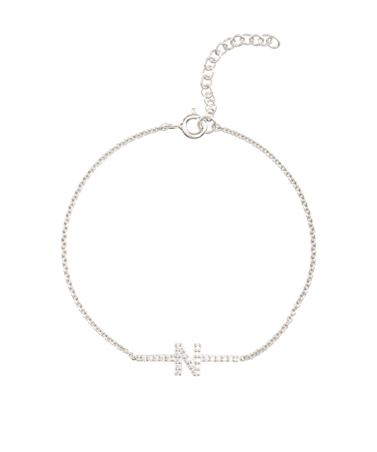 Tennis Letter Bracelet