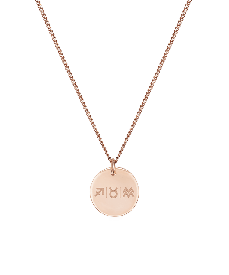 Zodiac Coin Kette